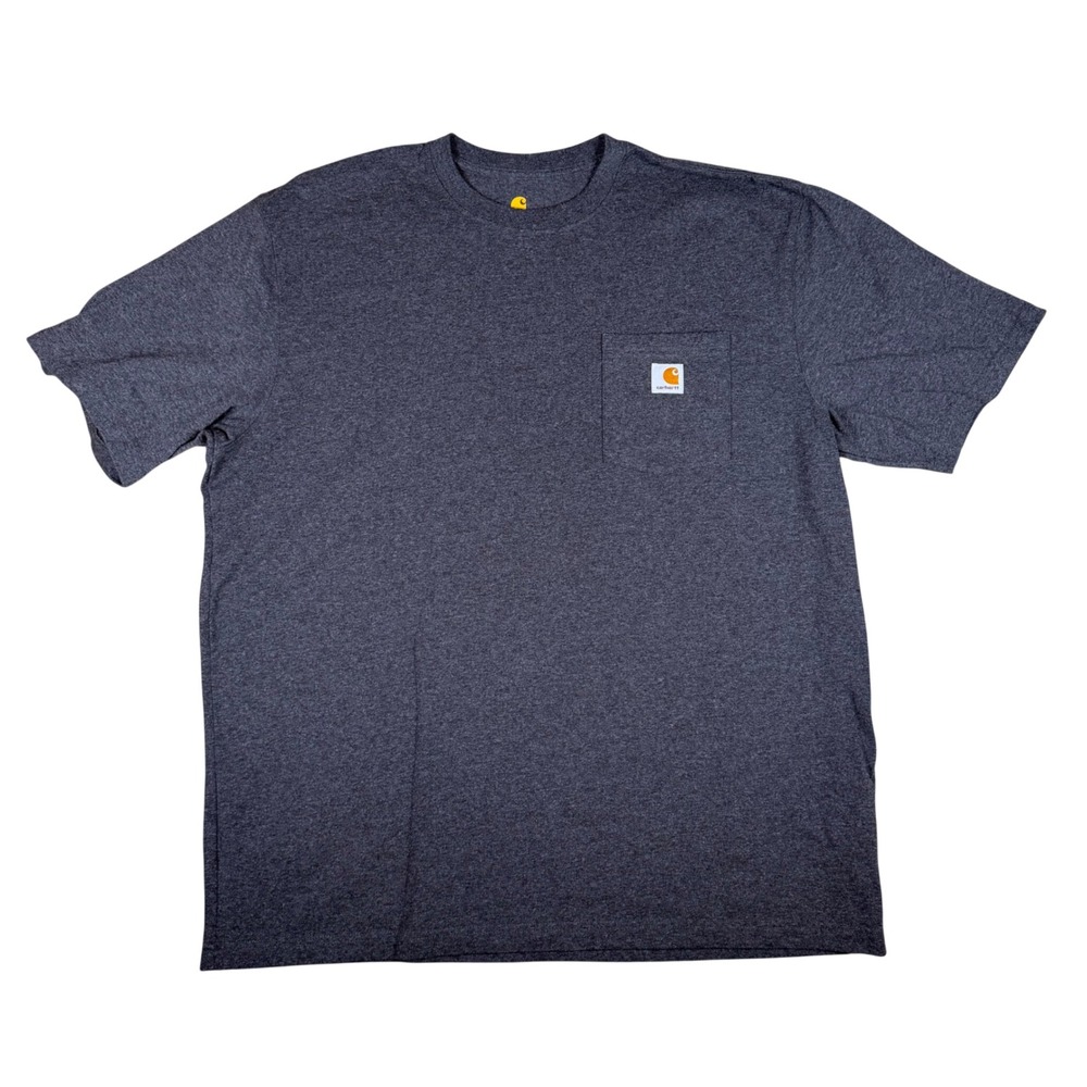 Carhartt K87 Mens XL Original Fit Pocket T-Shirt Carbon Heather Gray Tee